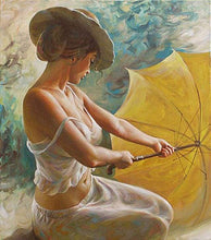 Afbeelding in Gallery-weergave laden, Schilderen op Nummer - Sexy vrouw met paraplu