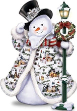 Afbeelding in Gallery-weergave laden, Schilderen op Nummer - Sneeuwpop met een zwarte hoed