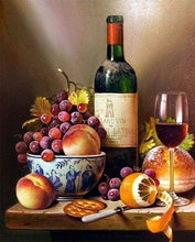 Afbeelding in Gallery-weergave laden, Schilderen op Nummer - Wijn en fruit