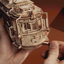 Afbeelding in Gallery-weergave laden, 3D Puzzel - Tram Klassiek