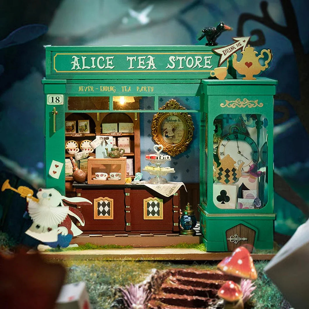 Miniatuurhuisje Alice's Theewinkel