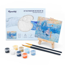 Afbeelding in Gallery-weergave laden, 3D schilderij - Impressie, zonsopgang, Monet Figured'Art