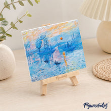 Afbeelding in Gallery-weergave laden, 3D schilderij - Impressie, zonsopgang, Monet
