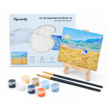 Afbeelding in Gallery-weergave laden, 3D schilderij - Kleine parel in gouden velden Figured'Art