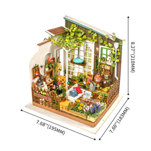 Miniatuurhuisje Het bloemenhuis van Miller