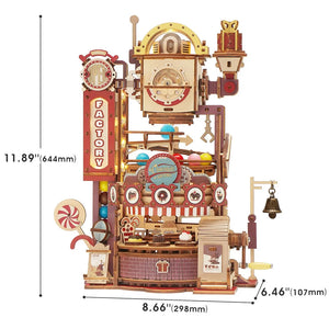 3D Puzzel - Marmer Chocoladefabriek