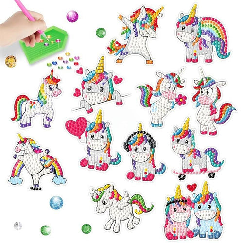 Diamond Painting 5D 12 Eenhoorn Stickers