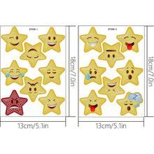 Afbeelding in Gallery-weergave laden, Diamond Painting 5D 16 Stickers Sterren Emoji