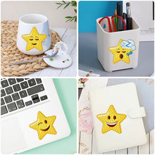 Afbeelding in Gallery-weergave laden, Diamond Painting 5D 16 Stickers Sterren Emoji