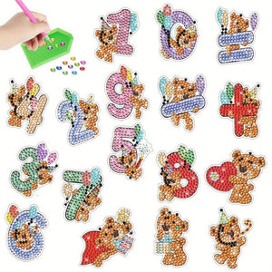 Diamond Painting 5D 17 Stickers Nummers