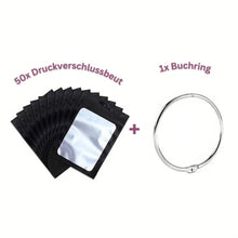Afbeelding in Gallery-weergave laden, Diamond Painting 5D 50 Ziplock Zakjes en 1 Boek Ring in 8 Kleuren