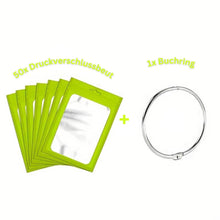 Afbeelding in Gallery-weergave laden, Diamond Painting 5D 50 Ziplock Zakjes en 1 Boek Ring in 8 Kleuren