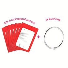 Afbeelding in Gallery-weergave laden, Diamond Painting 5D 50 Ziplock Zakjes en 1 Boek Ring in 8 Kleuren