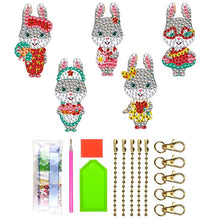 Afbeelding in Gallery-weergave laden, Diamond Painting Hanger 5D Paashaas Set 2