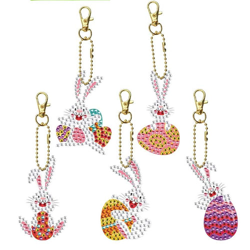 Diamond Painting Hanger 5D Paashaas Set van 3