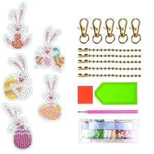 Diamond Painting Hanger 5D Paashaas Set van 3