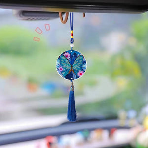 Diamond Painting Auto Hanger Vlinder