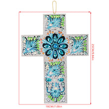 Afbeelding in Gallery-weergave laden, Decoratieve Hanger Diamond Painting Blauwe Kruis