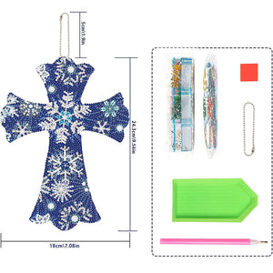 Decoratieve Hanger Diamond Painting Kruis Ster