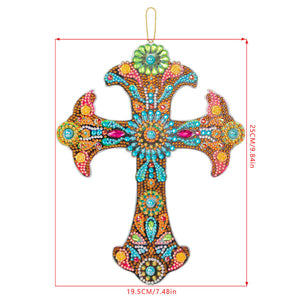 Decoratieve Hanger Diamond Painting met Kruis