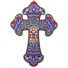 Afbeelding in Gallery-weergave laden, Decoratieve Hanger Diamond Painting Kruis Mandala