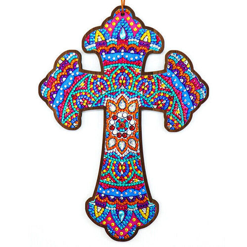 Decoratieve Hanger Diamond Painting Kruis Mandala