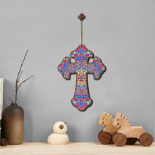 Afbeelding in Gallery-weergave laden, Decoratieve Hanger Diamond Painting Kruis Mandala