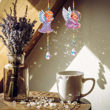 Afbeelding in Gallery-weergave laden, Kristallen Klok Diamond Painting 5D Engel 2 Stuks