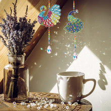 Afbeelding in Gallery-weergave laden, Kristallen Klok Diamond Painting 5D Pauw 2 Stuks