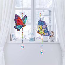 Afbeelding in Gallery-weergave laden, Kristallen Klok Diamond Art Vlinders 2 Stuks