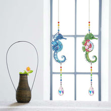 Afbeelding in Gallery-weergave laden, Kristallen Carillon Diamond Painting 5D Zeepaard 2 Stuks