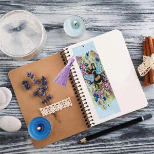 Diamond Painting Boekenlegger Bij
