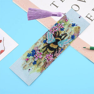 Diamond Painting Boekenlegger Bij