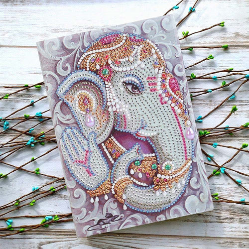 Cahier Diamond Painting 5D Olifant God Ganesha