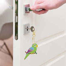 Afbeelding in Gallery-weergave laden, Diamond Painting Sleutelhanger 5D Papegaaien 5 Stuks