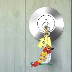 Diamond Painting Sleutelhanger 5D Papegaaien 5 Stuks