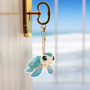 Diamond Painting Hanger Schildpad 6 Stuks