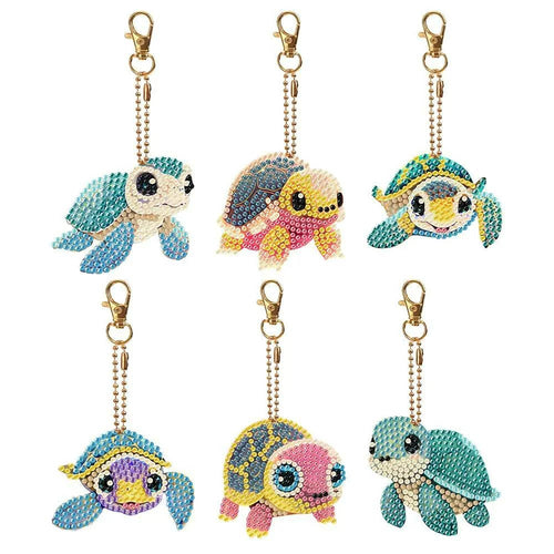 Diamond Painting Schildpad Hanger 6 Stuks