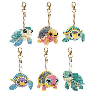 Diamond Painting Schildpad Hanger 6 Stuks