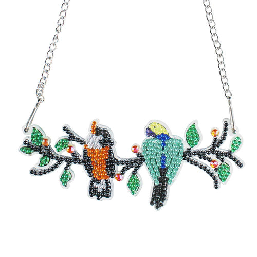 Diamond Painting Deurhanger 5D 2 Vogels