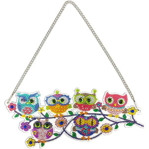 Deurhanger Diamond Painting 5D 6 Uilen