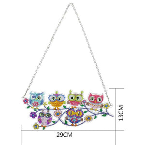 Deurhanger Diamond Painting 5D 6 Uilen