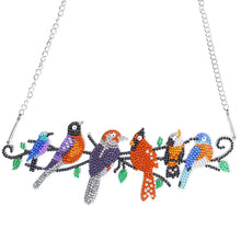 Afbeelding in Gallery-weergave laden, Deurhanger Diamond Painting 5D 6 Vogels