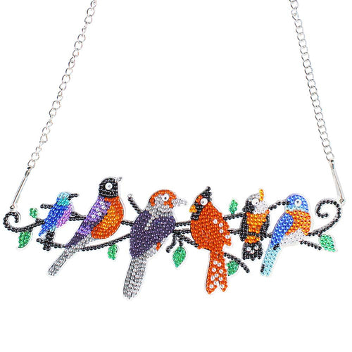 Deurhanger Diamond Painting 5D 6 Vogels