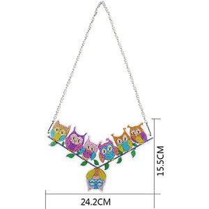 Diamond Painting Deurhanger 5D 7 Uilen