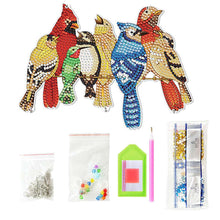Afbeelding in Gallery-weergave laden, Diamond Painting Deurhanger 5D met 7 Vogels