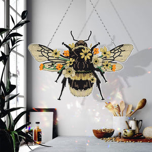 Diamond Painting Deurhanger 5D Bij