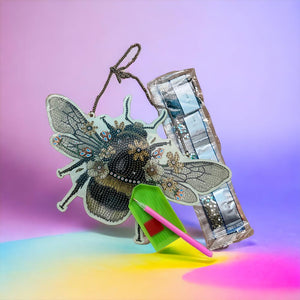 Diamond Painting Deurhanger 5D Bij