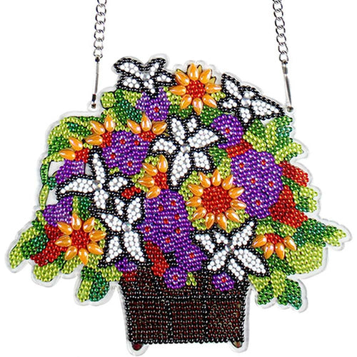 Diamond Painting Deurhanger 5D met Bloempot
