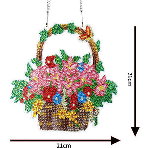 Diamond Painting Deurhanger 5D Bloempot